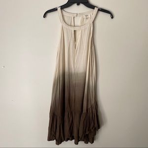 Boho Ruffle Ombré dress